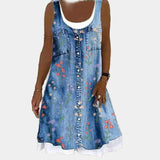 Mariana - Elegant Denim Dress