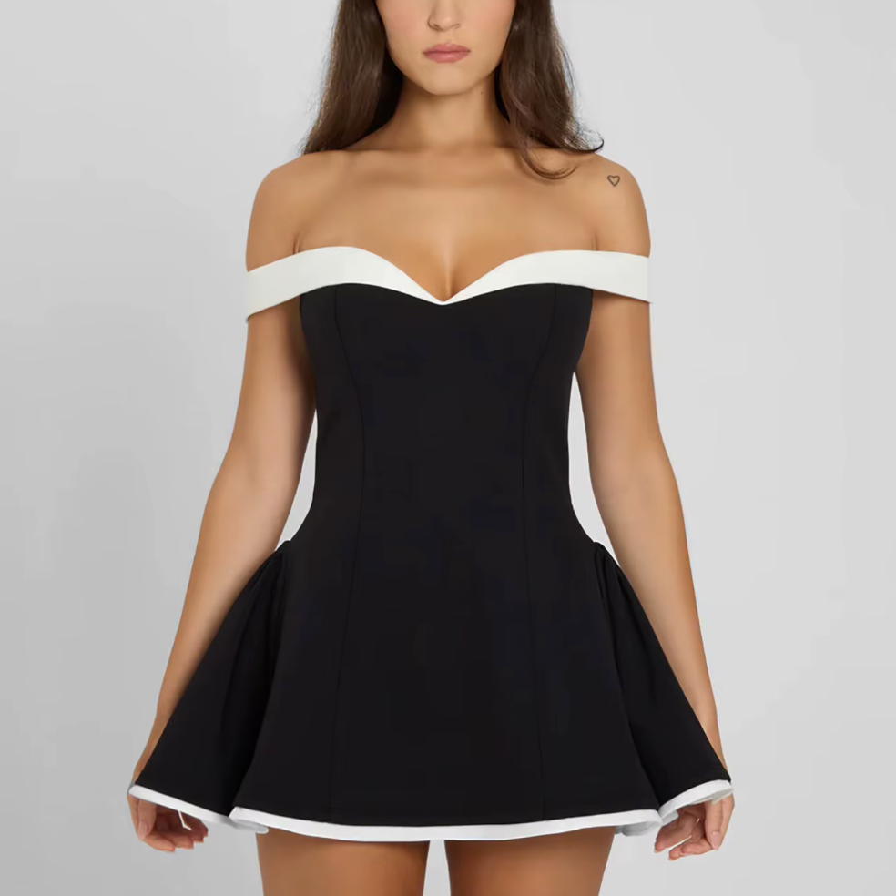 GIANNA | ELEGANT OFF-SHOULDER DRESS