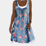 Mariana - Elegant Denim Dress