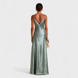 Lucía - Long Satin Dress