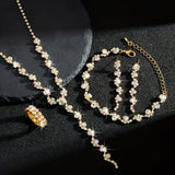 VALERINE | HIGH-END SPARKLE FLOWER JEWELRY SET
