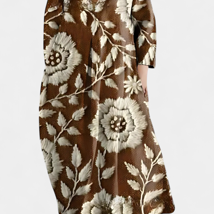 Ana - Elegant Floral Dress