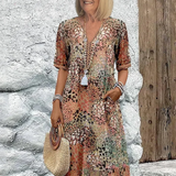 Lía - Elegant Midi Dress