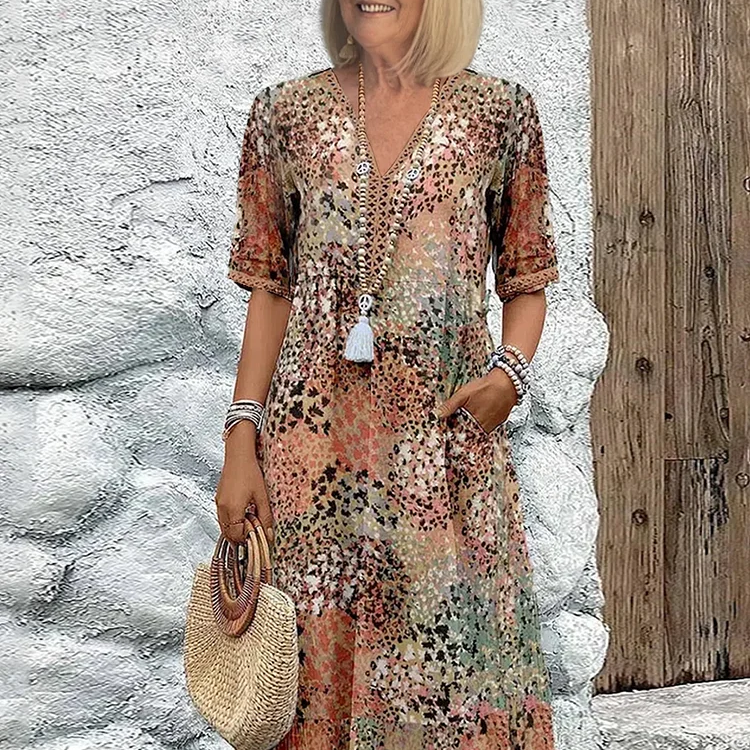 Lía - Elegant Midi Dress
