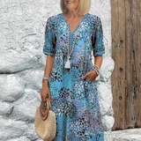 Lía - Elegant Midi Dress