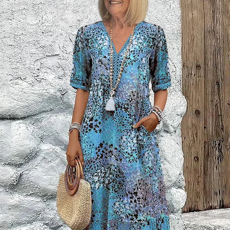 Lía - Elegant Midi Dress