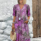 Lía - Elegant Midi Dress