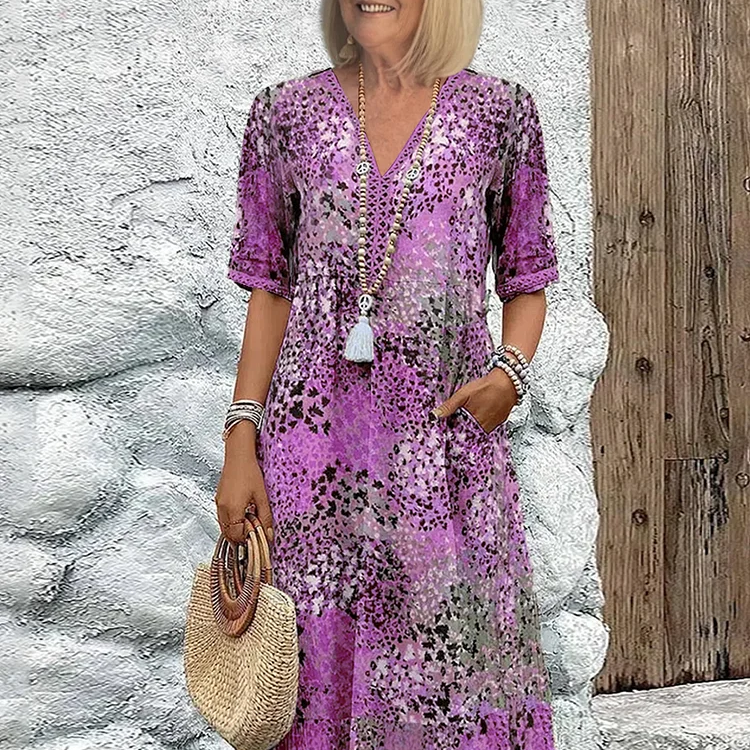 Lía - Elegant Midi Dress