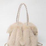 Charlotte - Versatile Plush Velvet Shoulder Tote Bag