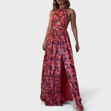 Floral - Elegant Long Dress