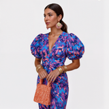 Lía - Elegant Tropical Dress