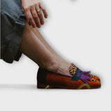 ROMY - POLISHED BROWN LOAFER