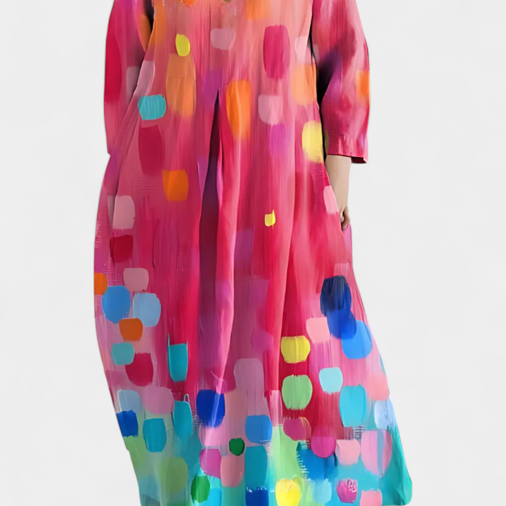 Ana - Elegant Floral Dress