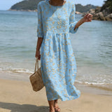 Jade | Elegant Floral Dress