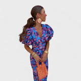 Lía - Elegant Tropical Dress