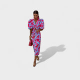 Lía - Elegant Tropical Dress