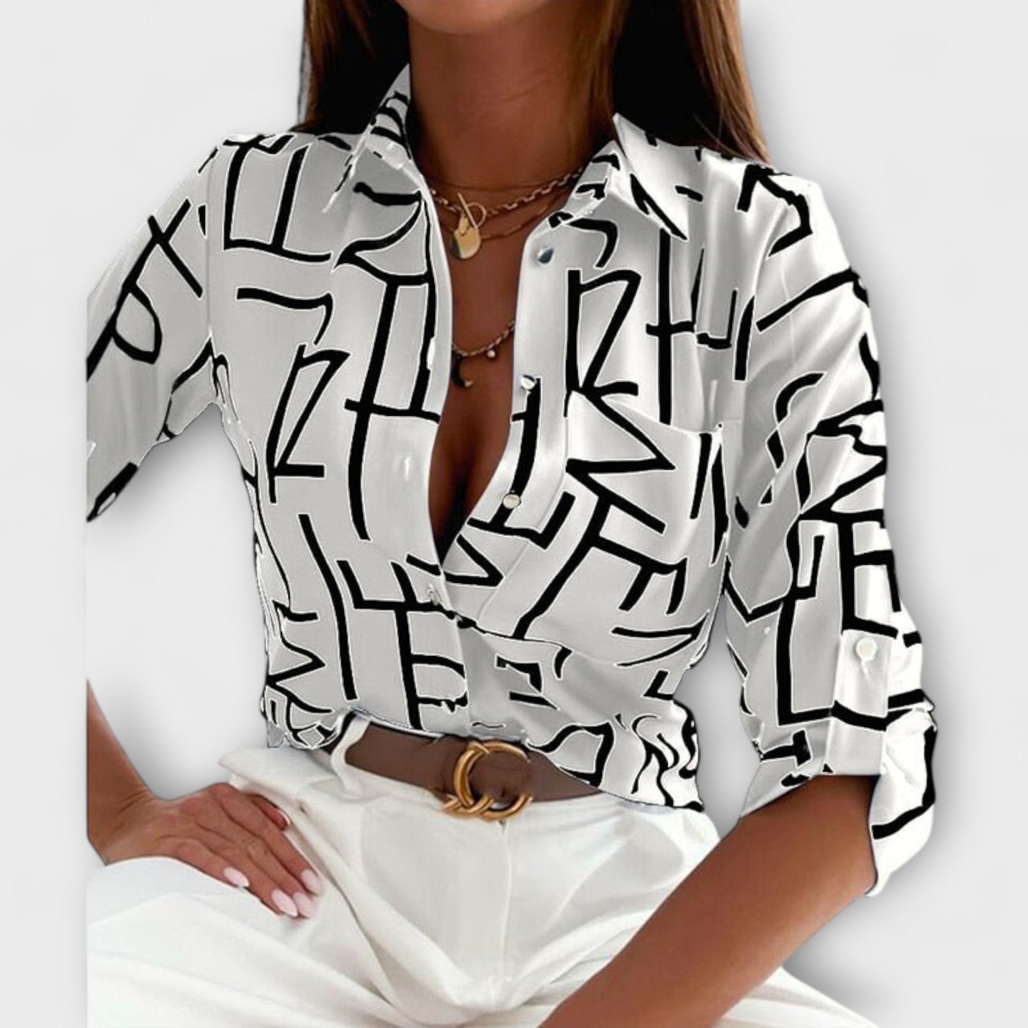 Romina - Classic Elegant Blouse