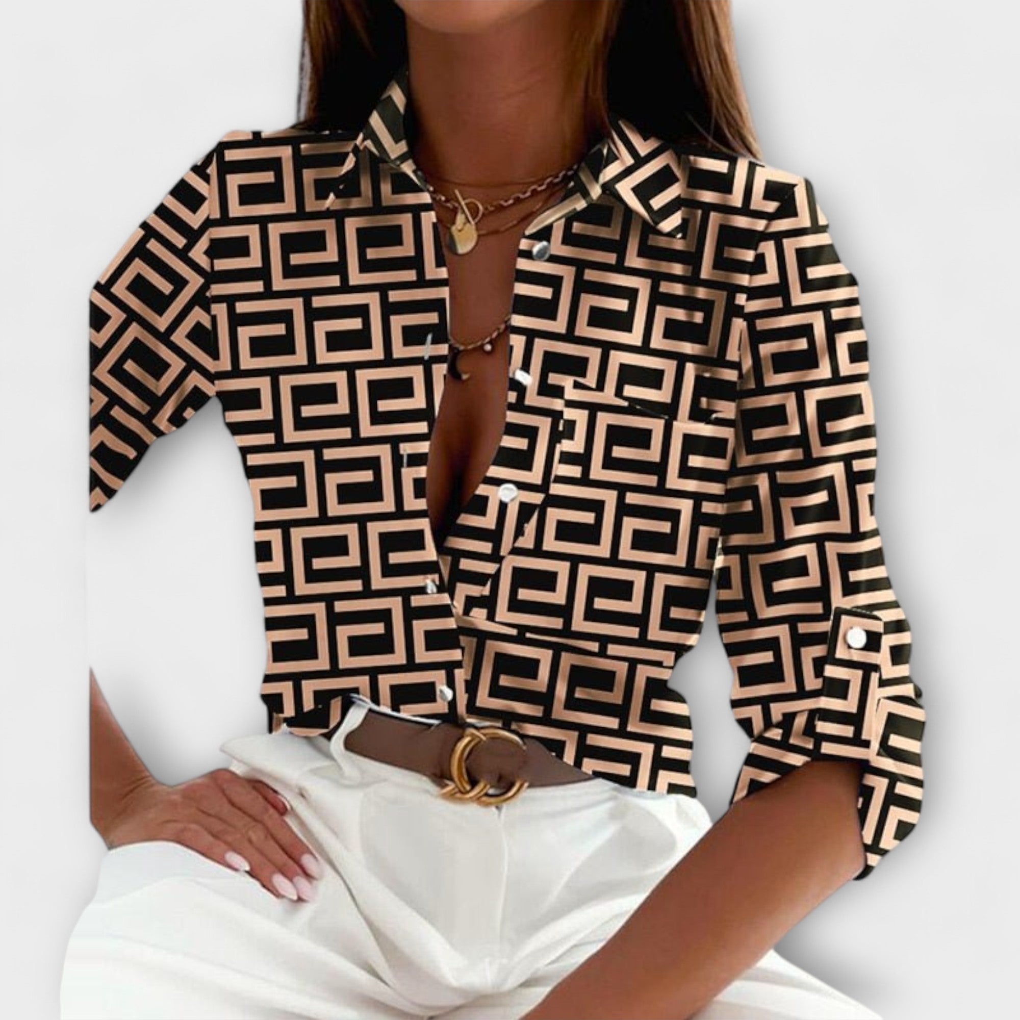Romina - Classic Elegant Blouse