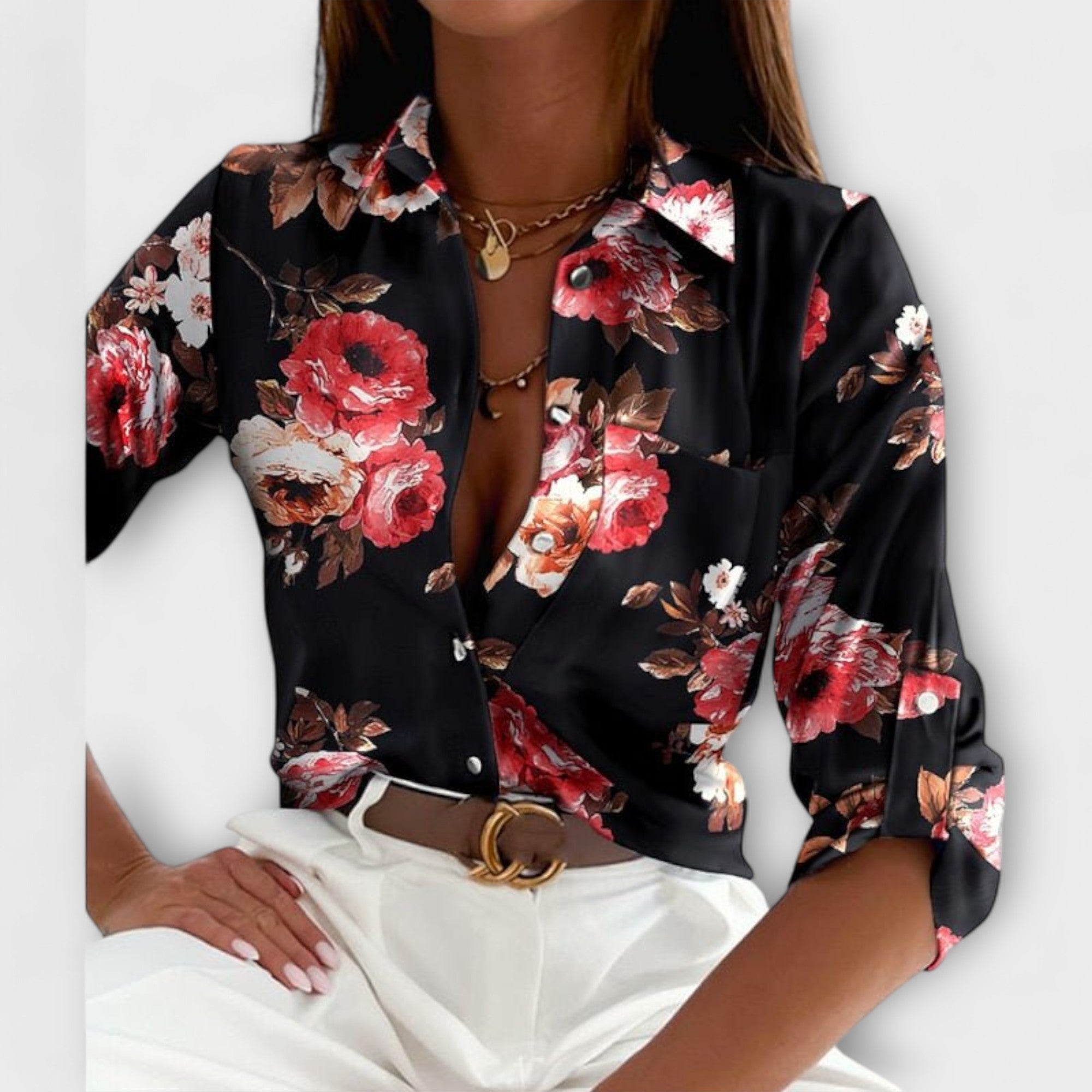 Romina - Classic Elegant Blouse